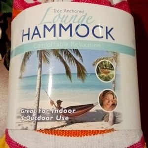 New Tree Anchored Lounge Hammock